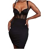 Vestido de Mujer Mini Vestido de Manga Corta Camiseta Larga Túnica Suelta - Verano Casual sin Mangas Correa de Espagueti Sexy Vestidos de Verano Chaleco de Ocio Plisado Vestidos para Mujer Ocasión