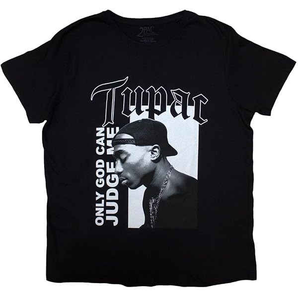 2Pac Tシャツ ブラック Tupac T Shirt 2Pac All Eyez On Me Logo New Official Womens