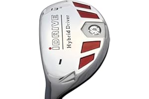 IDRIVE DRIVING IRON Petite Women's #1 iDrive 13° Driving One Iron Wood Hybrid Driver Left Handed Premium Ultra Forgiving Lady L Flex Graphite Shaft Tour Velvet Grip. (Petite Short Women - 4'10'' to 5'3")