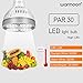 Warmoon PAR30 LED Light Bulbs Long Neck E26 Base 35W 3500LM 45 Degree Beam Angle Daylight White Flood Light Bulbs 150W Halogen Equivalent for Living Room Shop Supermarket Museum etc