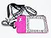 Victoria's Secret Lanyard ID Holder Zipped Wallet case Pink