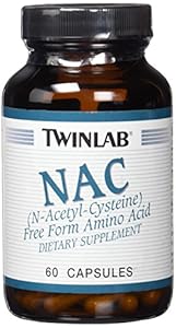 Image of Twinlab NAC N-Acetyl Cysteine - 600 mg - 60 Capsules