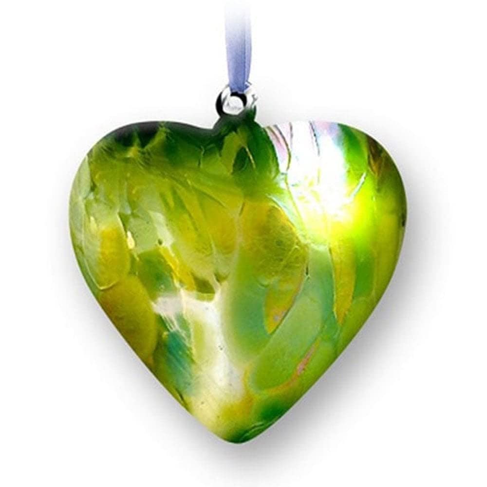 Nobile Glassware Mouth Blown May Birth Gem Heart 1694-17