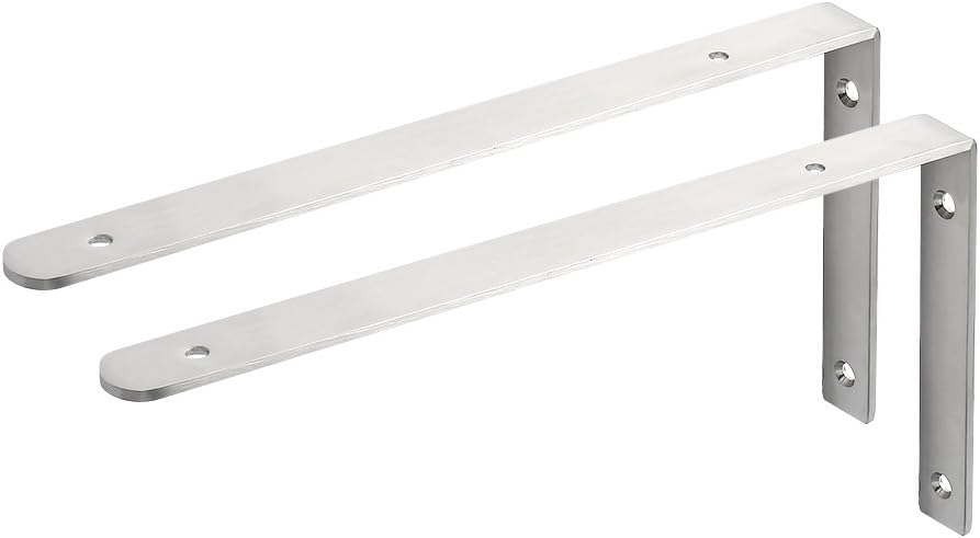 Sayayo 4MM Shelf Bracket Corner Brace Joint Angle Bracket Shelf Support Wall Hanging 300mm*156mm