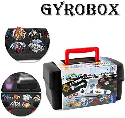 Toys & Hobbies Blocks Portable Waterproof Box 8 in 1 Carrying Case for Beyblade Burst Spinning Top Black