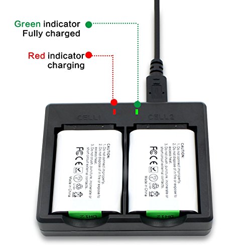 NP-BX1 ENEGON Battery (2-Pack) and Rapid Dual Charger for Sony NP-BX1, NP-BX1/M8 and Sony Cyber-shot DSC-RX100, DSC-RX100 II / III / V / IV, DSC-RX100M II, HDR-CX405