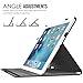 MoKo iPad Pro 12.9 Case Slim-Fit Multi-Angle Folio Cover with Auto Wake/Sleep for Apple iPad Pro 12.9 Inch iOS 9 2015 Release Tablet (NOT FIT iPad Pro 12.9 2017 Version), Black