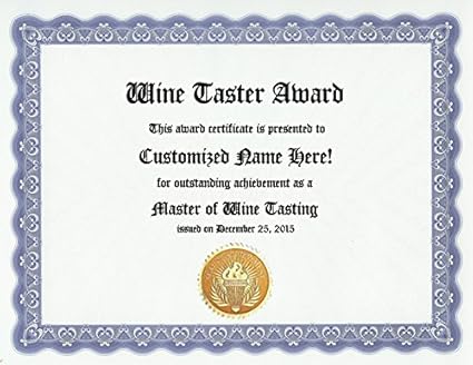 Amazon Com Wine Tasting Wine Taster Award Personalized
