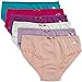 Lucky & Me Ava Little Girls Bikini Underwear, Multi-Color 6 Pack, Tagless, Soft Cotton, 9/10