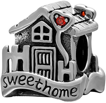 PHOCKSIN 925 Sterling Silver Bead Mother Daughter Son Love Forever Murano Glass Charms fits Bracelets Necklace