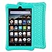 BMOUO Silicone Case for All-New Fire HD 8 2018 / 2017 - Anti Slip Light Weight Shock Proof Kids Friendly Protective Case for Amazon Fire HD 8 Tablet (7th and 8th Generation, 2017 and 2018 Release) , Turquoise