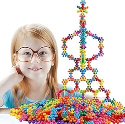 400-Pack Kids Building Block Toys, Interlocking