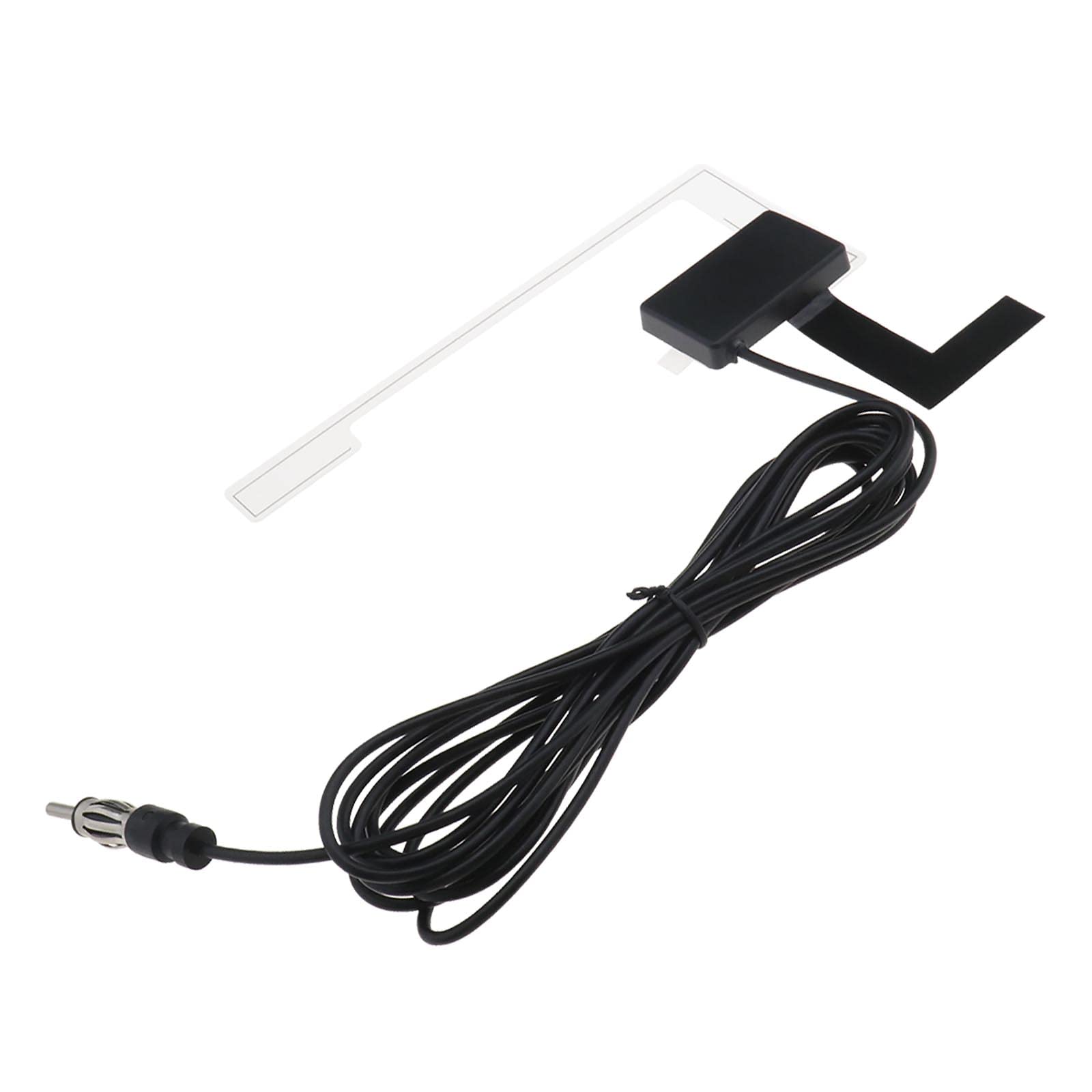 The Lord of the Tools Car DAB Digital Radio Aerial Car Radio Amplified Digital Glass Mount Antenna DIN Adapter with 3m Extension Cable Compatible with Sony Car Audio