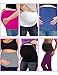 Maternity Belly Band Seamless Support Bands for Pregnancy Women 2 Pack White Black S