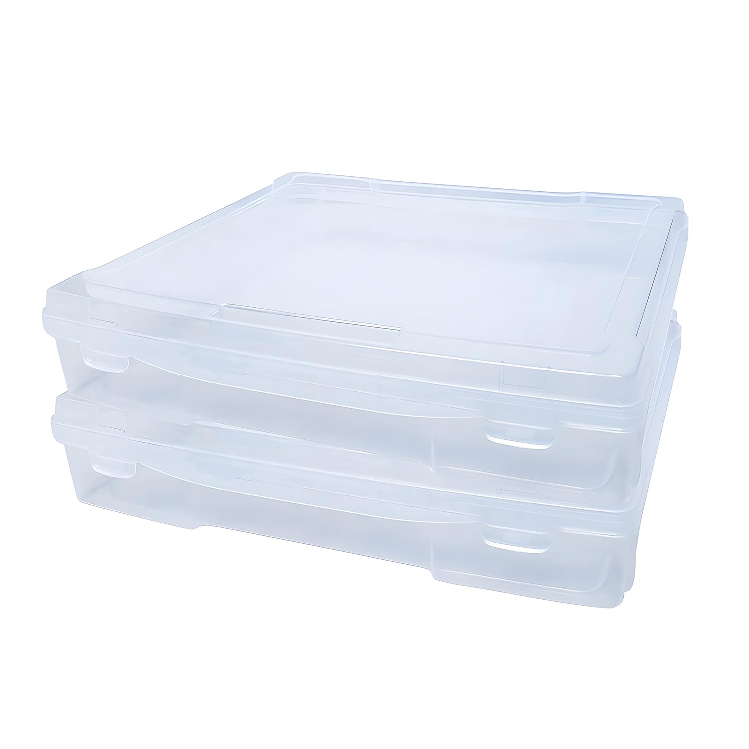 Photo 1 of ****SIMILAR ITEM *****6 PIECES***
Chemlliy 12"" x 12"" Scrapbook Paper Storage Case, Plastic Scrapbook Box, Clear Scrapbooking Organizers and Storage, Scrapbook Containers to Organize Scrapbook Paper, Art and Craft Supplies, 2 Pack