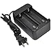 26650 Battery Charger AC Wall dual twin double channel universal for 3.7v li-ion 32650 22650 rechargeable