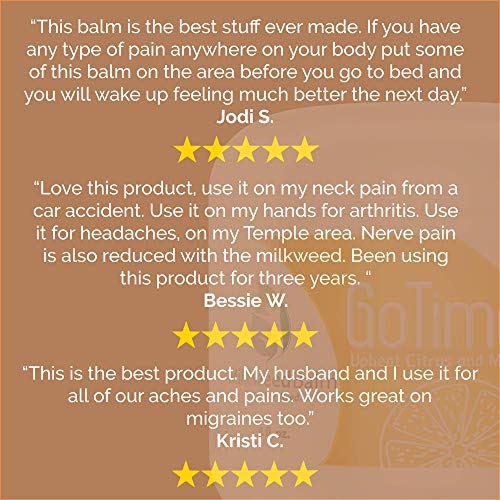 Milkweed Balm for Joints Topical Pain Relief Cream Infused with