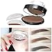 Eyebrow Powder Stamp, LuckyFine - Seal Eyebrow Waterproof for Eyebrows Beginners Busy People Eyebrows Brow Stamp Makeup Fashion Unique Brow Powder Gray Brown Coffee Brown