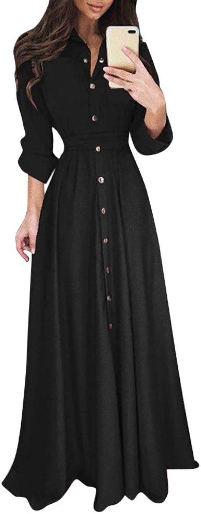Damen Kleider Maxi