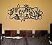 Wall HIP HOP Mural Art Decal STICKER Break Dance Gangsta Poster in Black Vinyl
