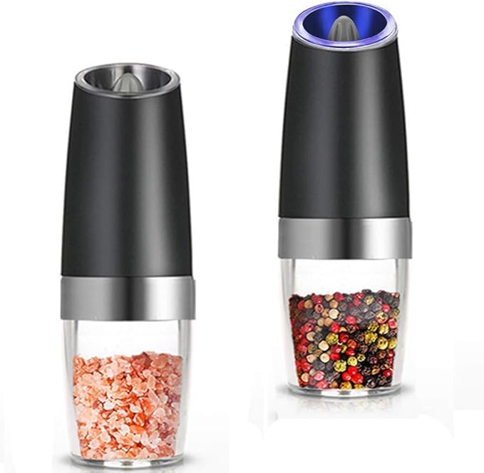 LBPYRMIGV 2 PCS Electric Salt and Pepper Grinder Powered