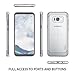 Ringke Onyx Compatible with Galaxy S8 Case Brushed Metal Design Flexible & Slim Dynamic Stroked Pattern Trim Fingerprint Resistant Cover for Samsung Galaxy S 8 (2017) - Black