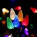 Brizled Faceted C6 LED String Lights, 100 LED Christmas Lights Indoor, 120V UL Certified Mini Lights Set Fairy Lights for Indoor and Outdoor, Easter, Patio and Christmas Tree Decorations, Multi-Color