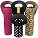 Wine Tote Carrier Bag/Purse For Champagne, Wine, Water Bottles (Party Designs)