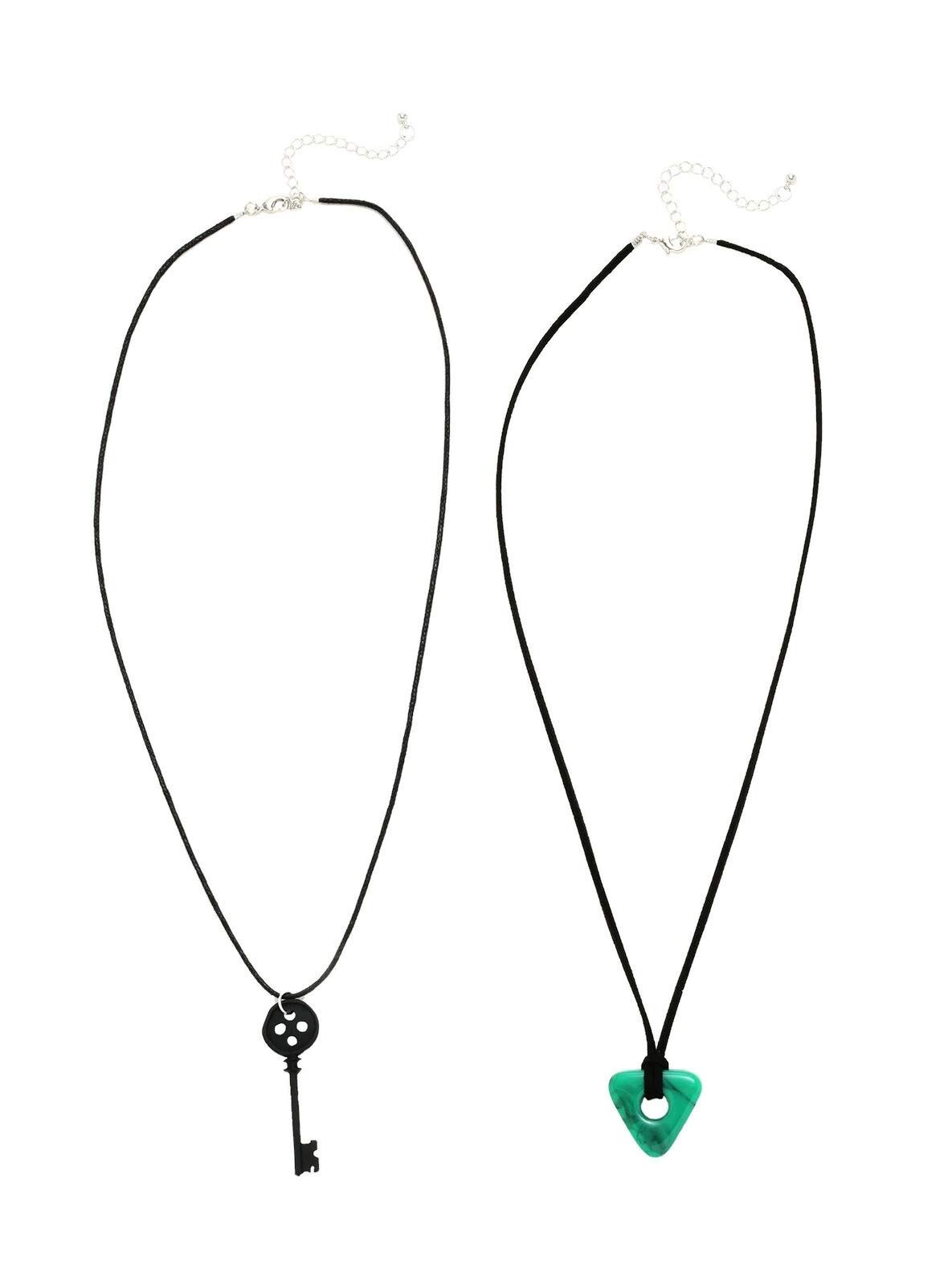 Coraline Laika Licensed Cosplay Necklace with Pendant Set