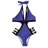 AHAYAKU Women Plus Size Print Tankini Swimjupmsuit