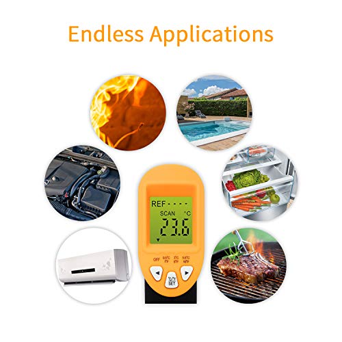 5 Temperature+Non+Contact+Digital+Infrared+Thermometer