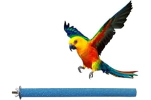 Litewoo Bird Perch Grinding Stand for Bird Parrot Budgie Parakeet Cockatiel Conure Lovebird Finch（9.84" / 25cm）