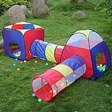 Opret Play Tent 4 in 1 Pop Up Tent Tunnels Ball Pit Kids view 4
