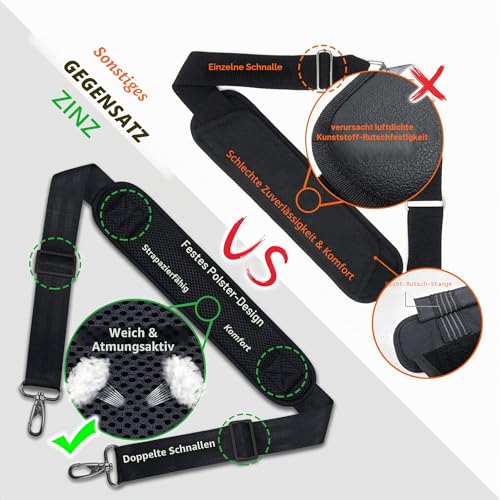 ZINZ Padded Adjustable Shoulder Strap Replacement