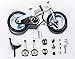 RoyalBaby Boys Girls Kids Bike 14 Inch Buttons Bicycles with Training Wheels Child Bicycle Blue
