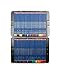Pluqis 50 Colored Pencils in Tin Case, Pre-Sharpened, Great for Students, Kids School Supplies and Adult Coloring Books
