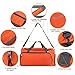 OXA Lightweight Foldable Travel Duffel Bag with Shoes Bag, Orange