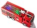 TOYTHRILL Electric Fire Engine Truck Toy with Automatic Sensor, 3D Star Flashing Lights and Siren Music for Toddlers & Kids Ages 3+ yrs