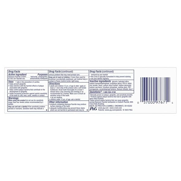 CREST PRO-HEALTH ADVANCED SENSITIVE & ENAMEL SHIELD TOOTHPASTE, 5.1 OUNCE (PACK OF 1) – PACKAGING MAY VARY