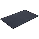 VersaTex Multi-Purpose Rubber Floor Mat for Indoor or Outdoor Use, Utility Mat for Entryway, Home Gym, Exercise Equipment, Tool Box Liner, Garage, Under-Sink, Patio, and Door Mat; 30" x 48", Black
