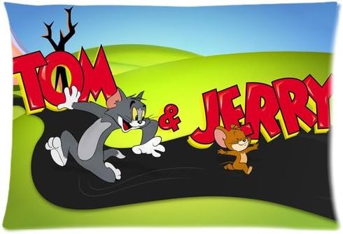 Fan Create Tom and Jerry Custom Zippered Pillow Cases 20x30 (one side)