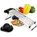 Sterline Adjustable Stainless Steel Mandoline Slicer with Hand Guard Food Holder, Vegetable Slicer, French Fry Cutter, Julienne Blade, BPA Free, Dishwasher Safe
