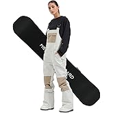 GSOU SNOW Womens Ski Bibs Snowboard Bibs Pants Snow Overalls Waterproof Windproof Winter Outdoor Sports Insulated Warm