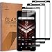 Mr.Shield [3-PACK] Designed For ASUS ROG Phone (ZS600KL) [Japan Tempered Glass] [9H Hardness] [Full Screen Glue Cover] Screen Protector with Lifetime Replacement