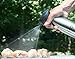 Stainless Steel Oil Sprayer For Cooking, Evo 16 Ounce Reusable Refillable For The Kitchen BBQ With Funnel, Identification Bands And Informational Card.