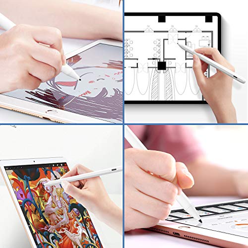 KECOW Stylus Pen for iPad with Palm Rejection Rechargeable Touch Switch