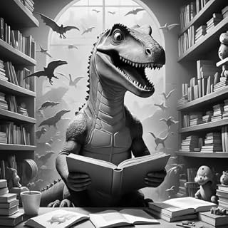 Livro Dinossauros 3D para colorir