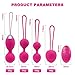 Kegel Exercise Weights – 5 in 1 Kegel Balls for Women Tightening & Beginners,Set of 5 Ben Wa Balls Kegel Exercise Weights Products,Kegel Exercise Weights & Massage Ball Ben Wa Balls Sets,Purple,ALKAIDthumb 1