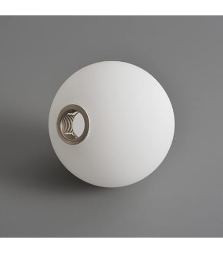 thumbnail image 2 of AGICLULU White Glass Globe Lap Shade Replaceent Glass Globe Shade 2 of 12