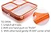 Bento Lunch Box by Lifemark Labs - Stylish Leakproof Lunch Kit with 3 Compartments - For Kids & Adults - Easy Portion Control - Container is Dishwasher & Microwave Friendly